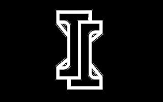 Ibarra Enterprises white geometric I logo